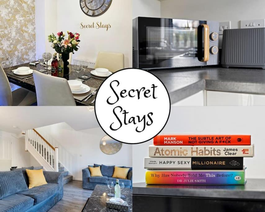 Luxury Birmingham City Centre Townhouse With Free Parking - Sleeps 4 - Perfect For Contractors, Business Travellers, Families And Other Groups - Near Bullring, Newstreet, Selfridges, Nec, Nia & Birmingham Airport Екстер'єр фото